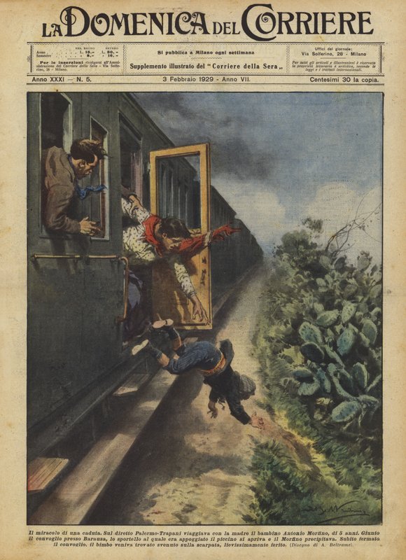 Zázrak pádu od Achille Beltrame