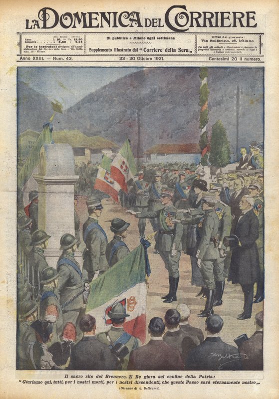 Posvátný obřad Brenner od Achille Beltrame