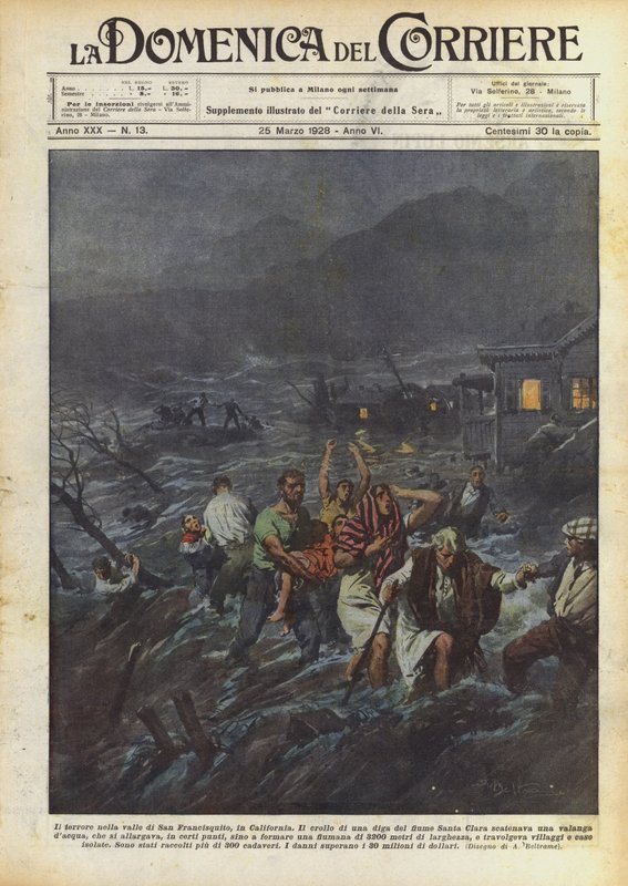 Teror v údolí San Francisquito, Kalifornie od Achille Beltrame