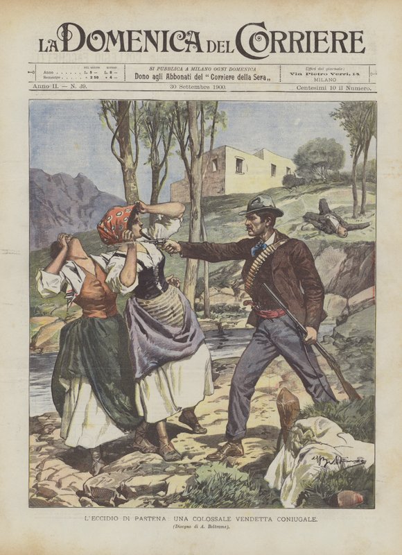 Cccidio Di Pastena, Kolosální manželská pomsta od Achille Beltrame