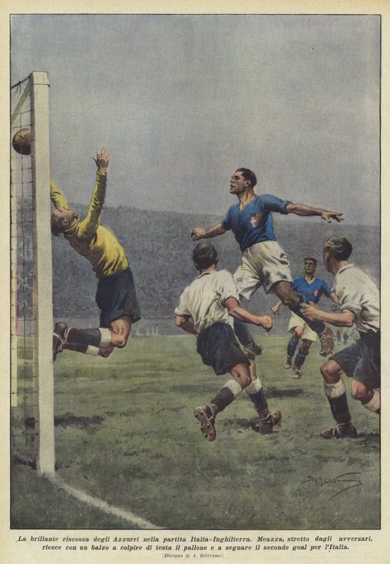 Brilantní návrat Azzurri v zápase Itálie-Anglie od Achille Beltrame