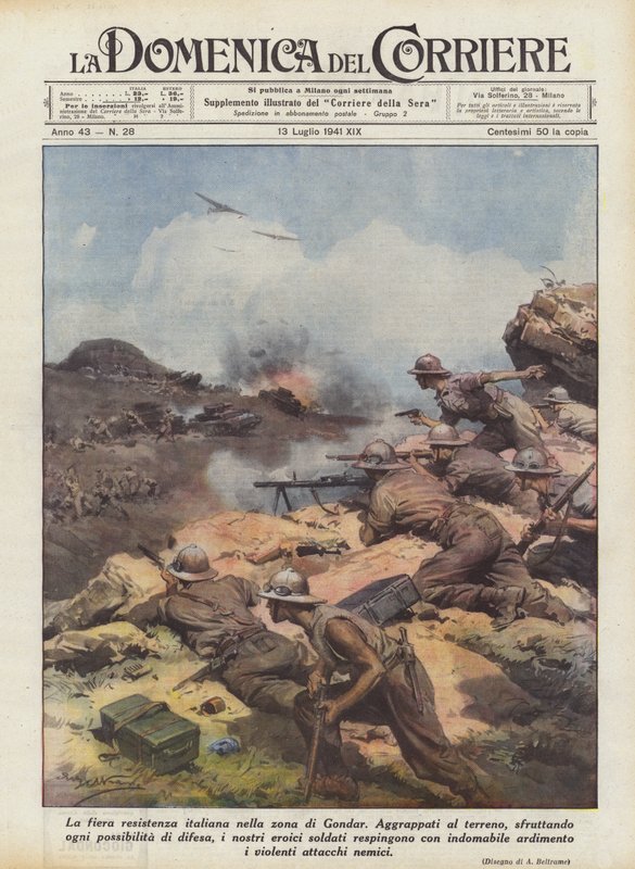Italský odboj v oblasti Gondaru od Achille Beltrame