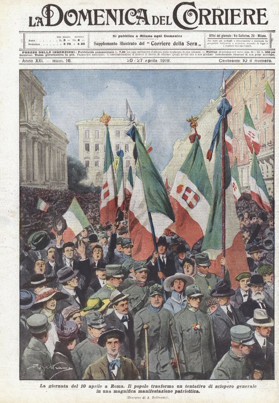 Den 10. dubna v Římě od Achille Beltrame