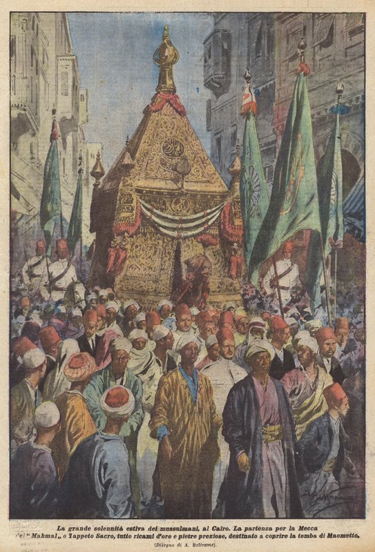 Velká letní slavnost muslimů v Káhiře od Achille Beltrame
