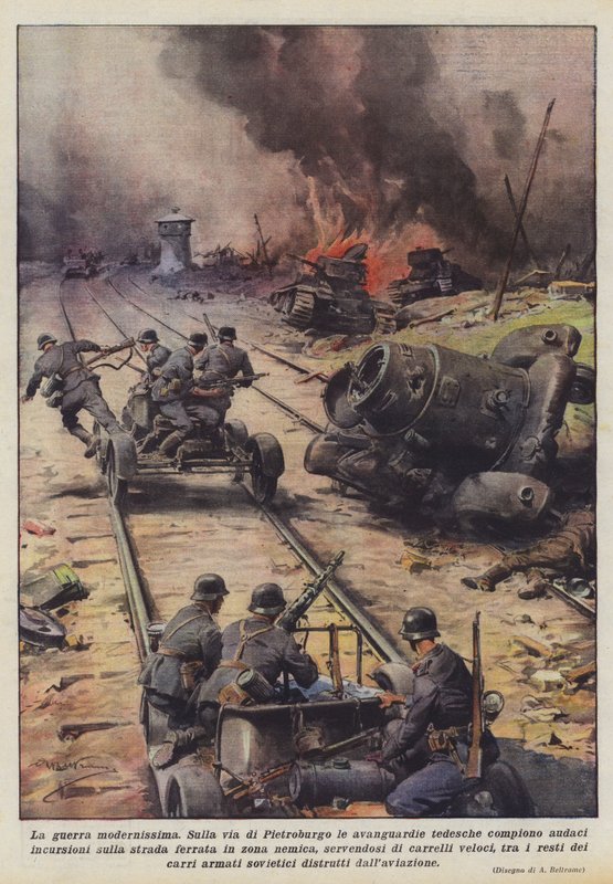 Moderní válka od Achille Beltrame