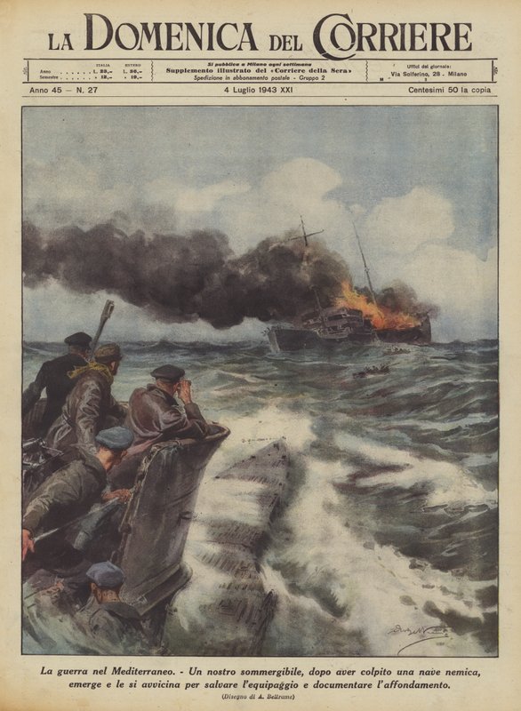 Válka ve Středomoří od Achille Beltrame