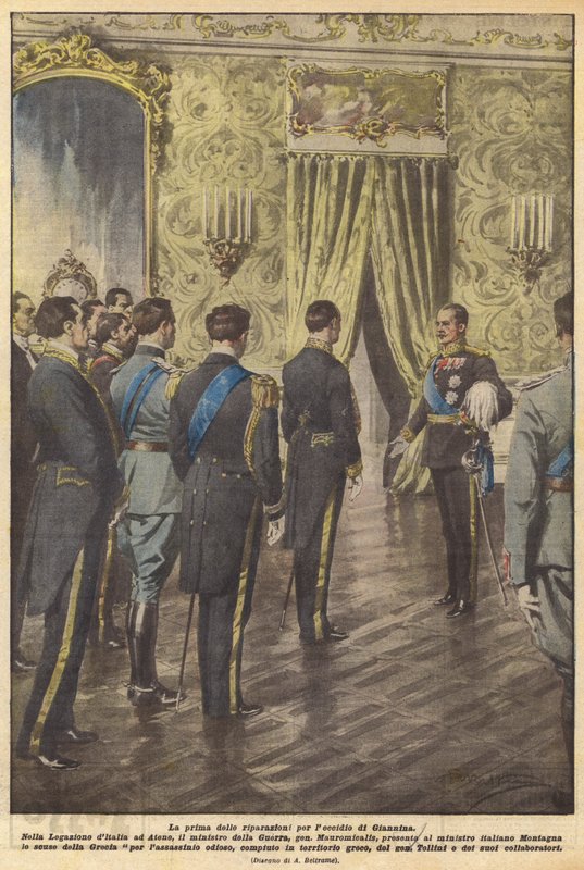 První z oprav pro leccidio di Giannina od Achille Beltrame