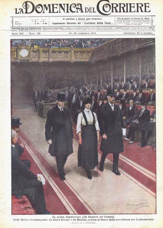 První poslanec v Poslanecké sněmovně od Achille Beltrame