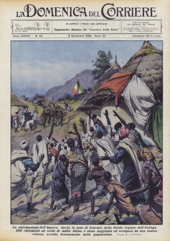 Osídlení říše od Achille Beltrame
