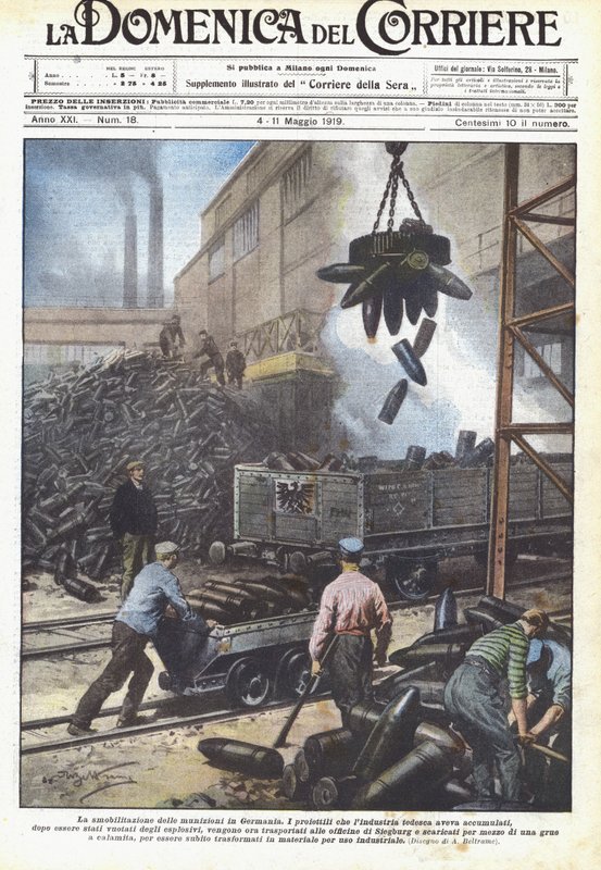 Demobilizace munice v Německu od Achille Beltrame