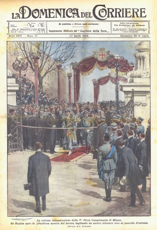 Slavnostní zahájení 5. milánského veletrhu od Achille Beltrame