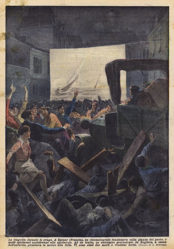 Tragédie během zábavy od Achille Beltrame