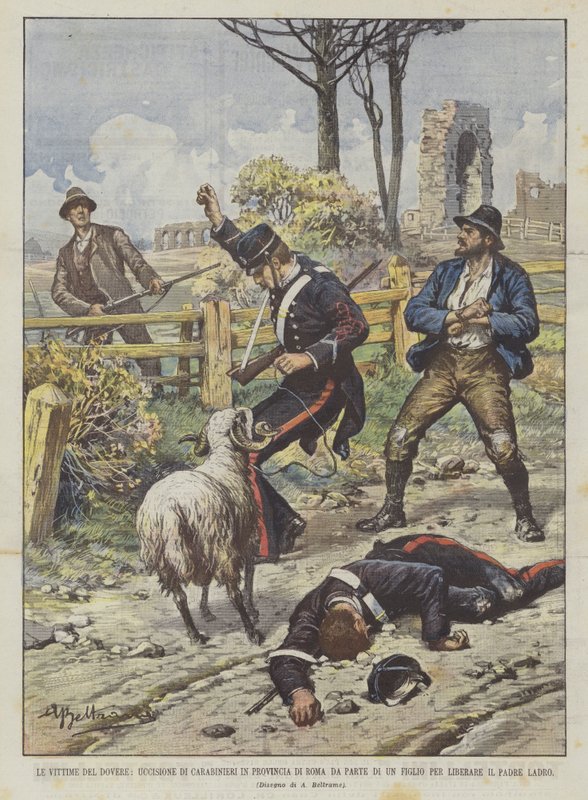 The Victims Of Duty, Killing of Carabinieri in the Province of Rome Syn For? od Achille Beltrame