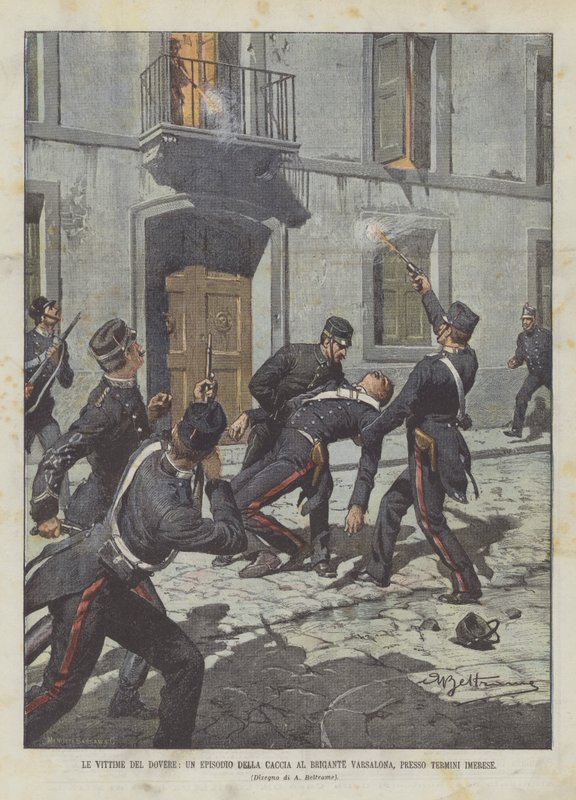 The Victims Of Duty, epizoda z honu na Varsalona Briganda, na Termini Imerese od Achille Beltrame
