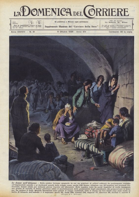 Ženy v Alcazaru od Achille Beltrame