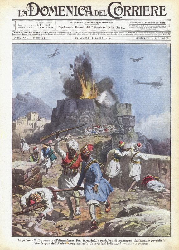 První křídla války v Afghánistánu od Achille Beltrame