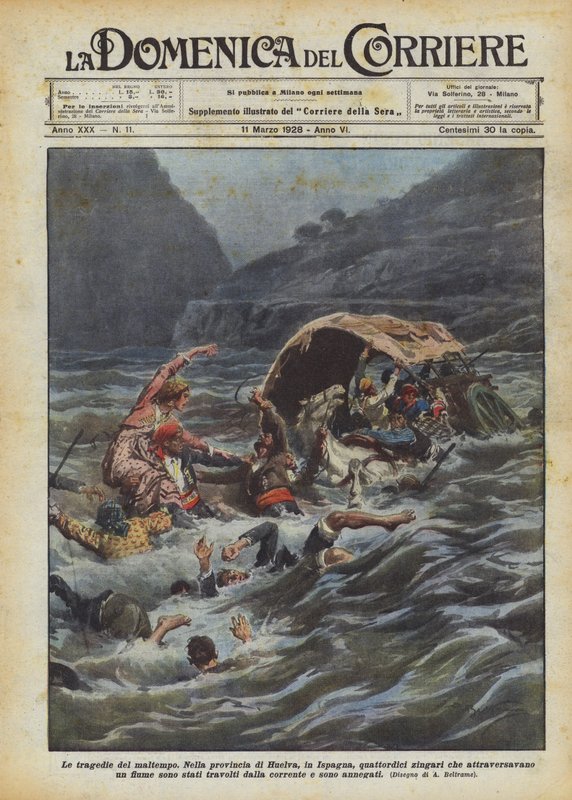 Tragédie způsobené špatným počasím od Achille Beltrame