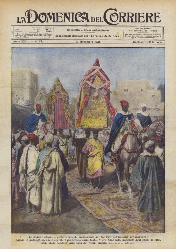 Zvláštní a malebné zvyky od Achille Beltrame