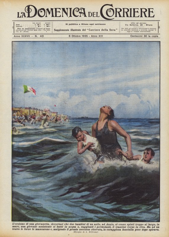 Leroismus mladé dívky od Achille Beltrame