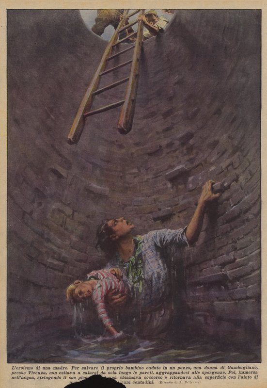 Hrdinství matky od Achille Beltrame