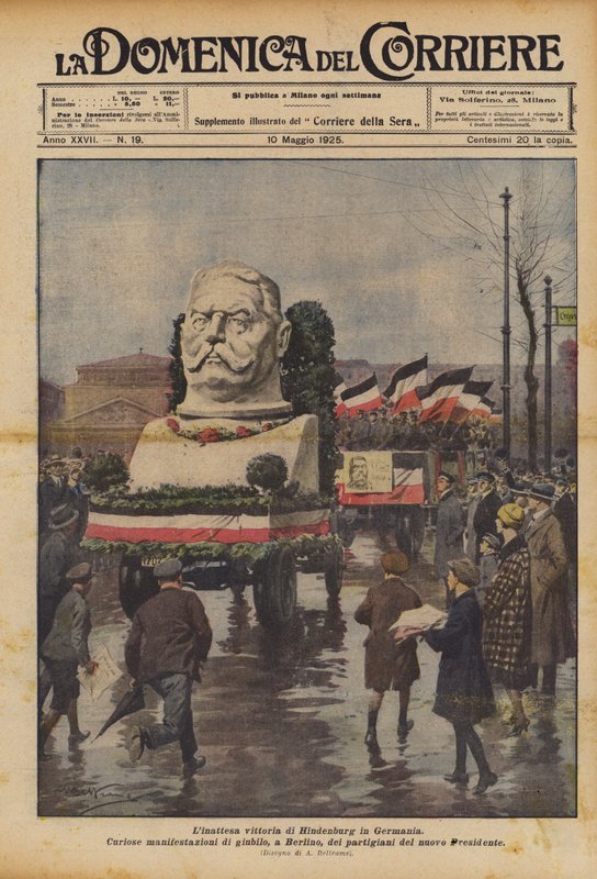 Hindenburgovo dlouho očekávané vítězství v Německu od Achille Beltrame