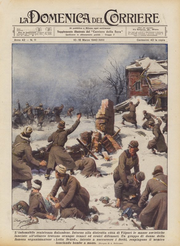 Lindomitable Finský odpor od Achille Beltrame