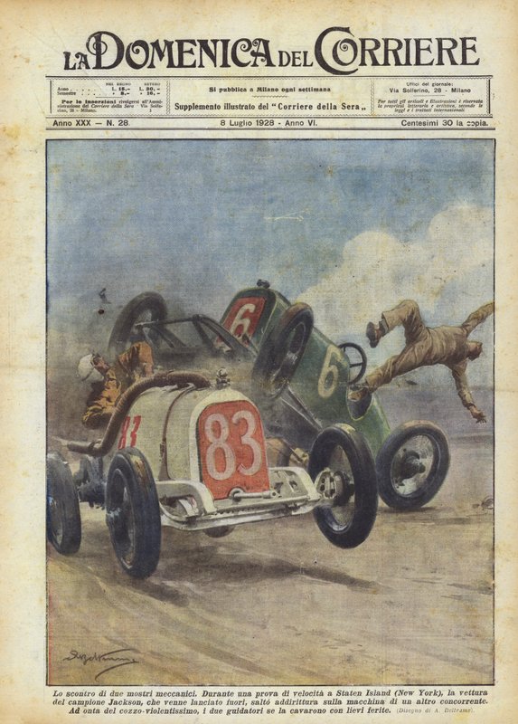 Střet dvou mechanických monster od Achille Beltrame