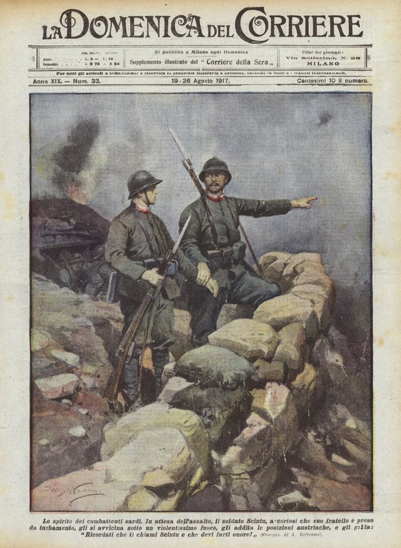 Duch sardinských bojovníků od Achille Beltrame