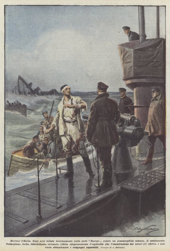Marines z Itálie od Achille Beltrame