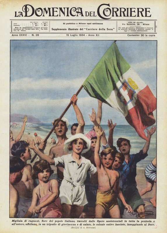Tisíce dětí, výkvět italského lidu, sbírají charitativní organizace po celé Itálii. od Achille Beltrame
