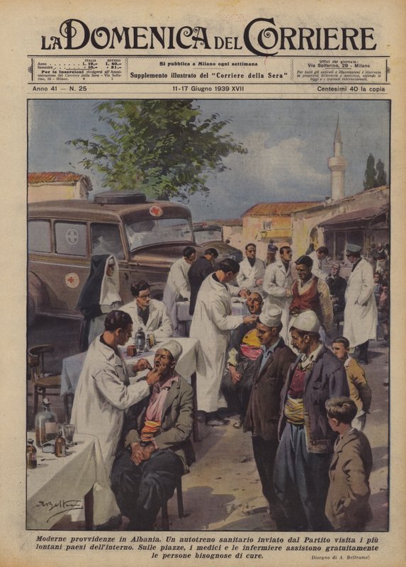 Moderní ustanovení v Albánii od Achille Beltrame