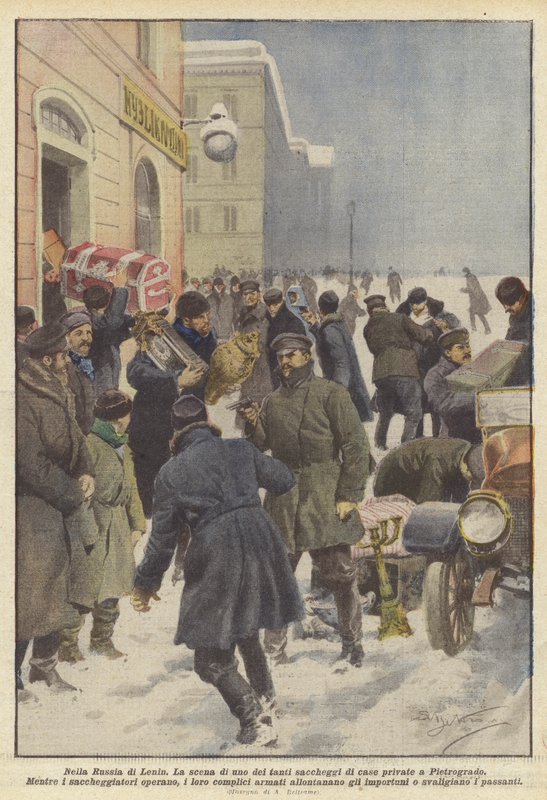 V Leninově Rusku od Achille Beltrame