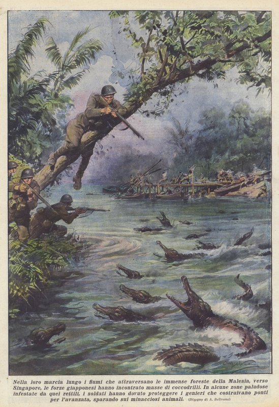 Na pochodu podél řek skrze obrovské lesy Malajsie? od Achille Beltrame