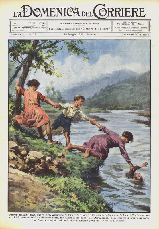 Malí Italové nové éry od Achille Beltrame