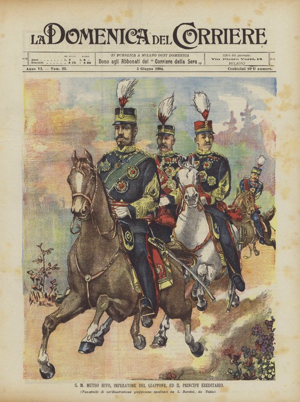 SM Mutso Hito, japonský císař a korunní princ od Achille Beltrame