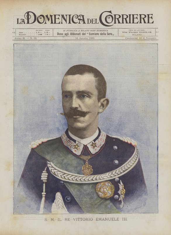 S M Král Vittorio Emanuele III od Achille Beltrame