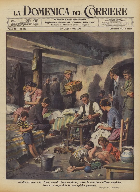 Hrdinská Sicílie od Achille Beltrame
