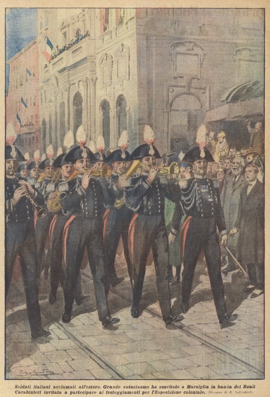 Italští vojáci ocenění v zahraničí od Achille Beltrame