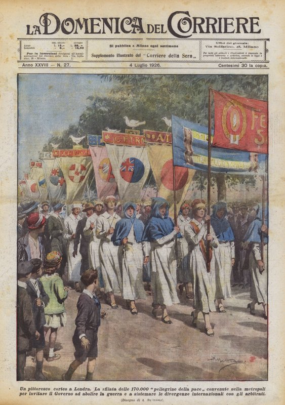 Barevný průvod v Londýně od Achille Beltrame