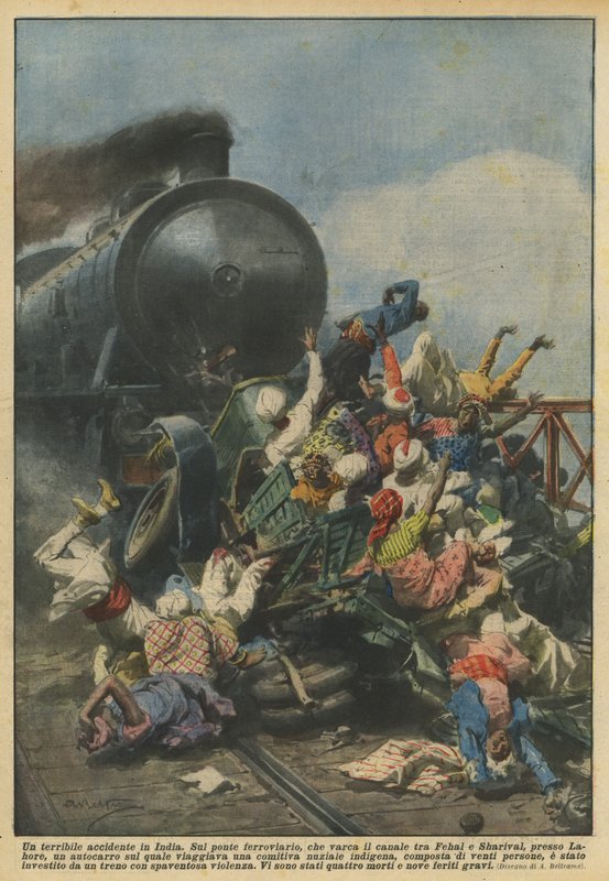 Hrozivá nehoda v Indii od Achille Beltrame