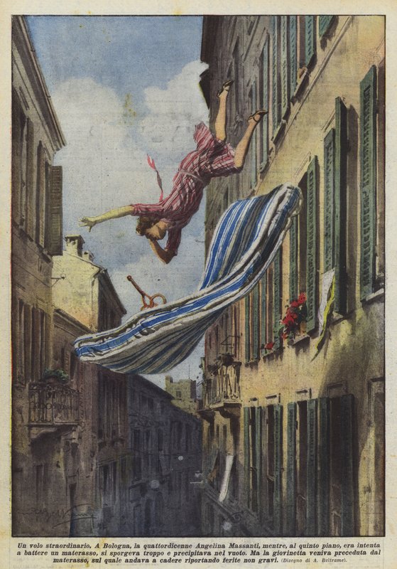 Mimořádný let od Achille Beltrame