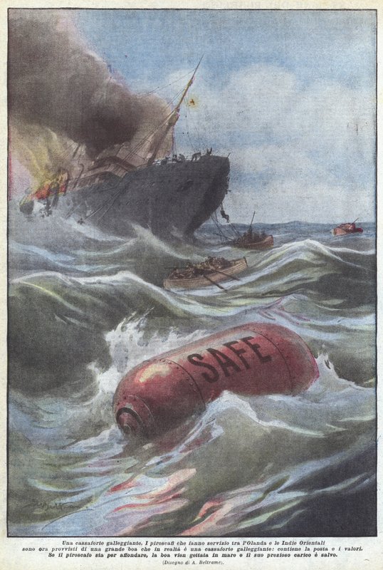 Plovoucí trezor od Achille Beltrame