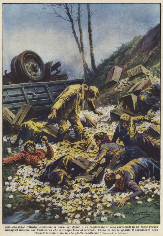 Kolosální omeleta od Achille Beltrame
