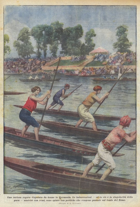 Kuriózní regata pořádaná ženami v Německu od Achille Beltrame