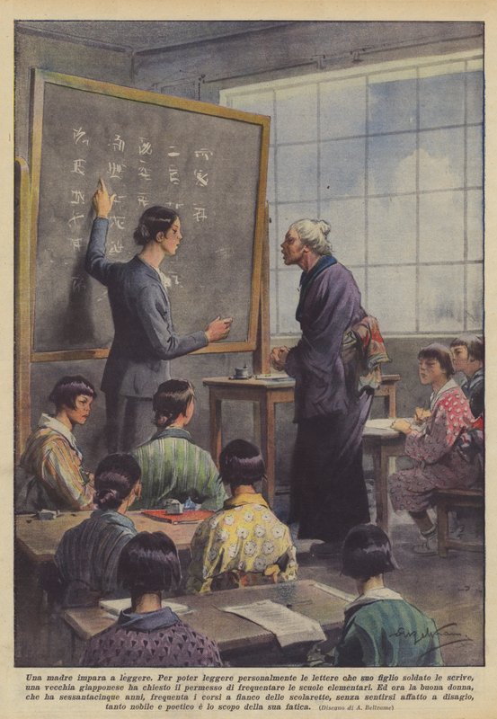 Matka se učí číst od Achille Beltrame