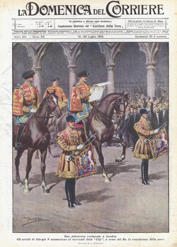 Malebný obřad v Londýně od Achille Beltrame