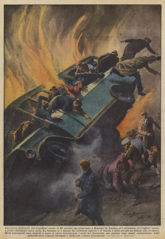 Scéna z pekla od Achille Beltrame