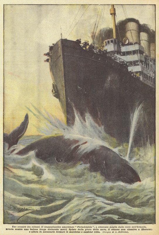 Střet mezi obry od Achille Beltrame
