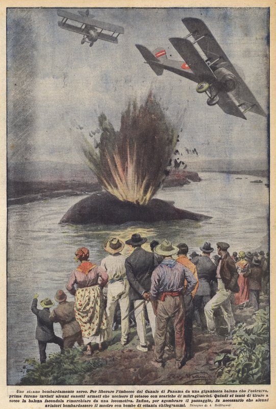 Podivné letecké bombardování od Achille Beltrame