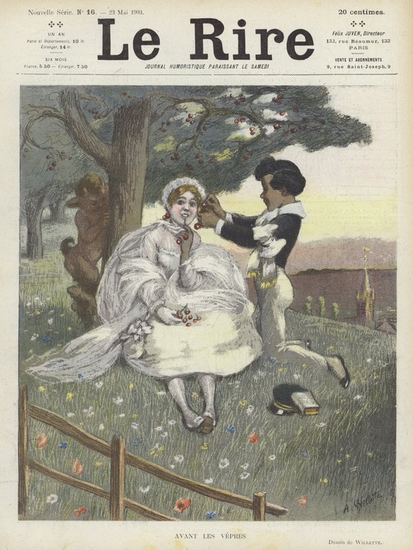 Ilustrace pro Le Rire od Adolphe Leon Willette